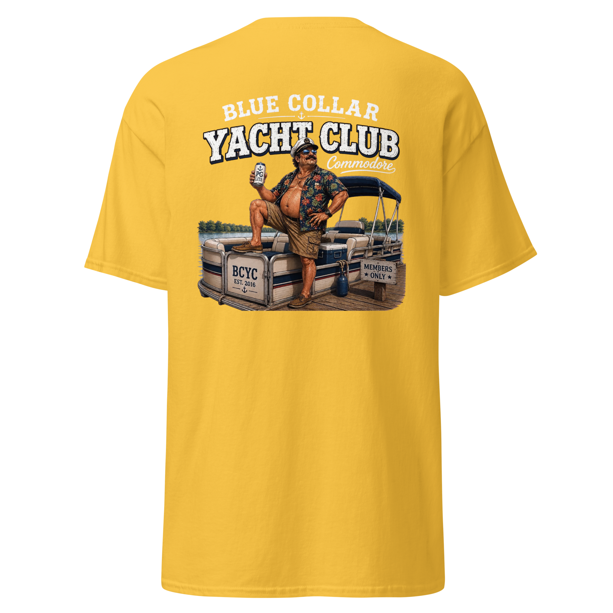 Blue Collar Yacht Club Commodore Shirt