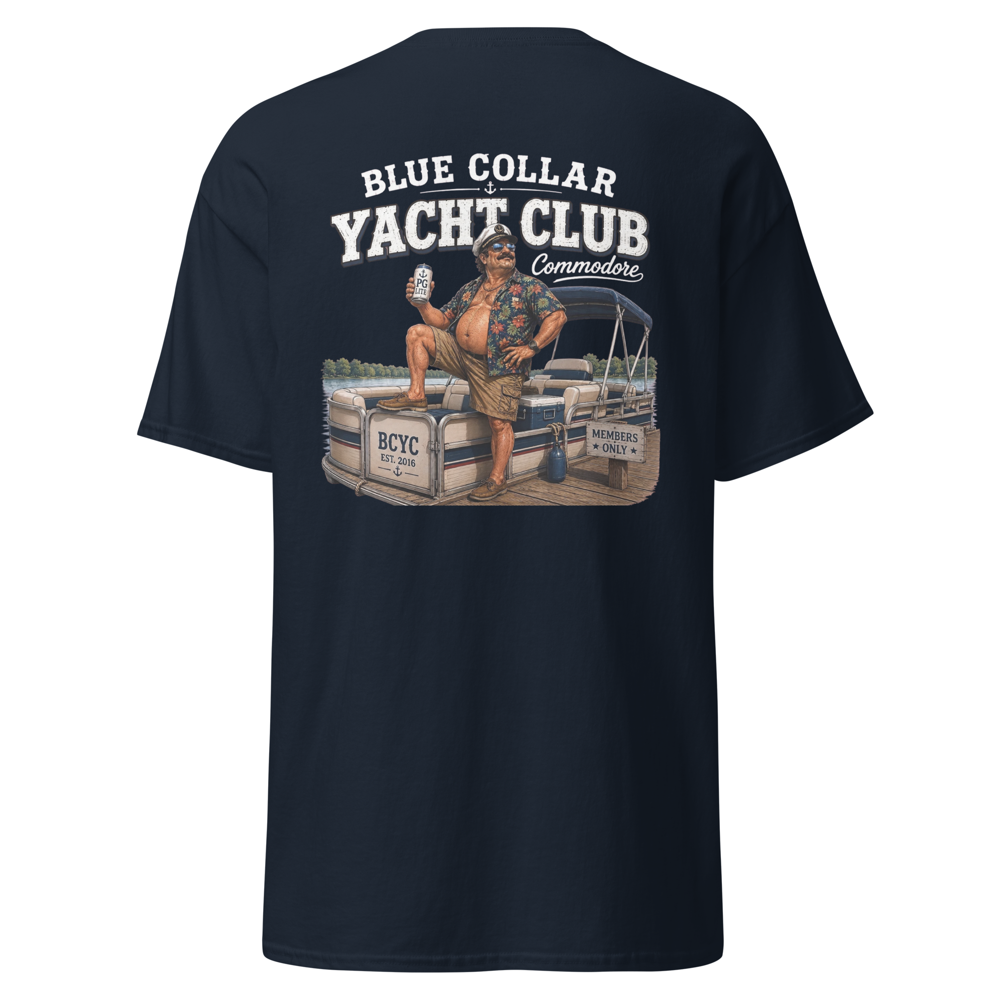 Blue Collar Yacht Club Commodore Shirt