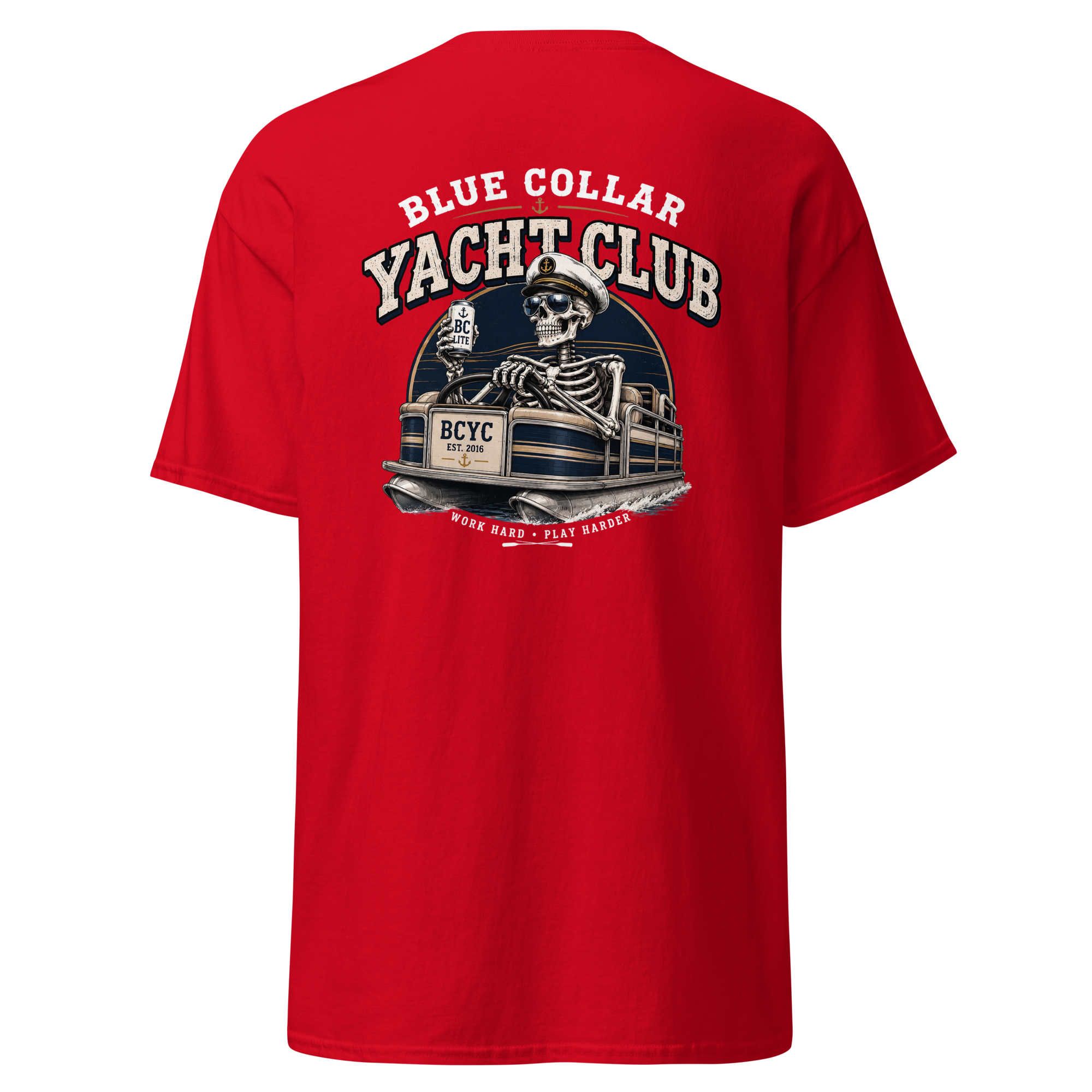 Blue Collar Yacht Club Skeleton Shirt