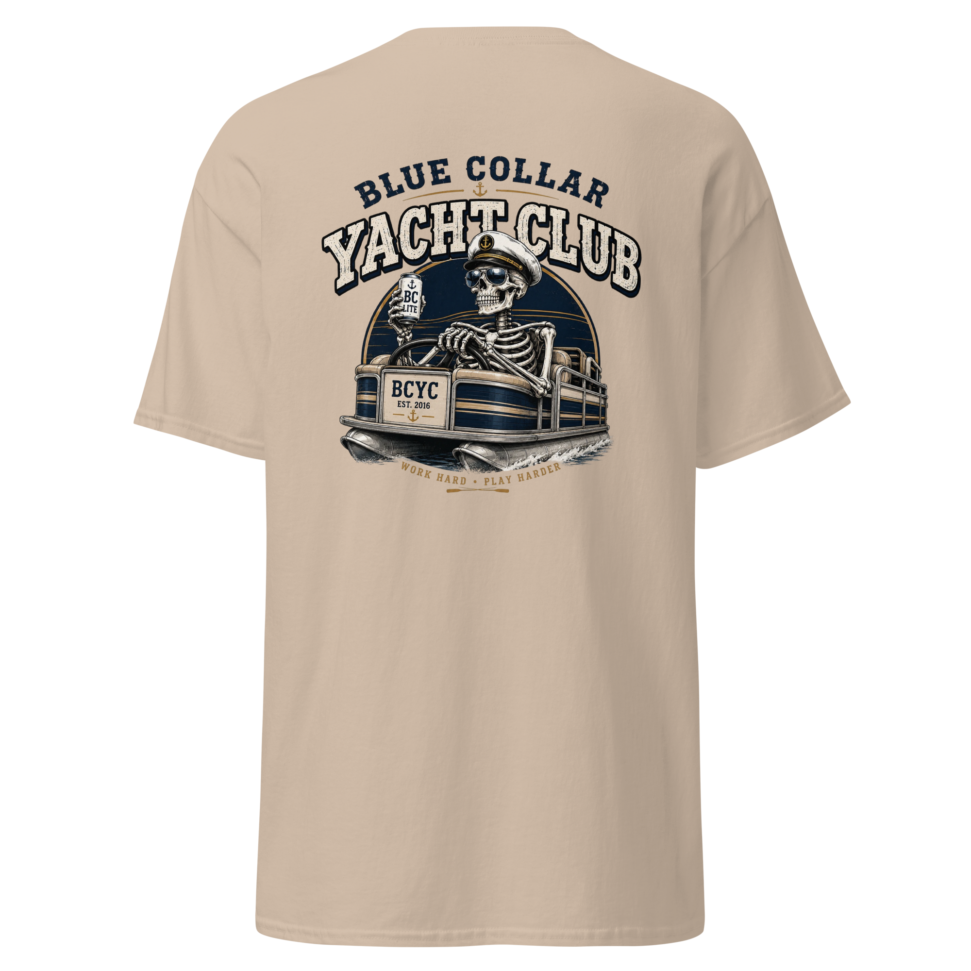 Blue Collar Yacht Club Skeleton Shirt