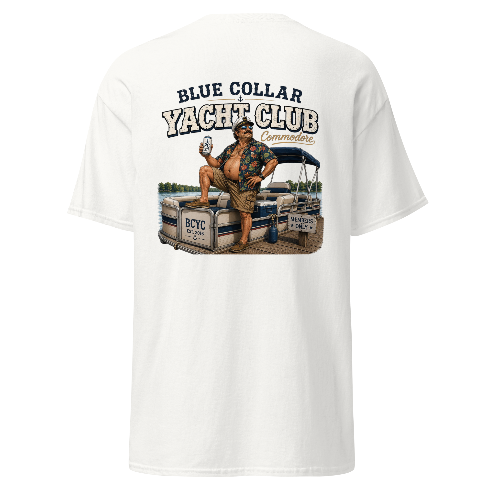 Blue Collar Yacht Club Commodore Shirt