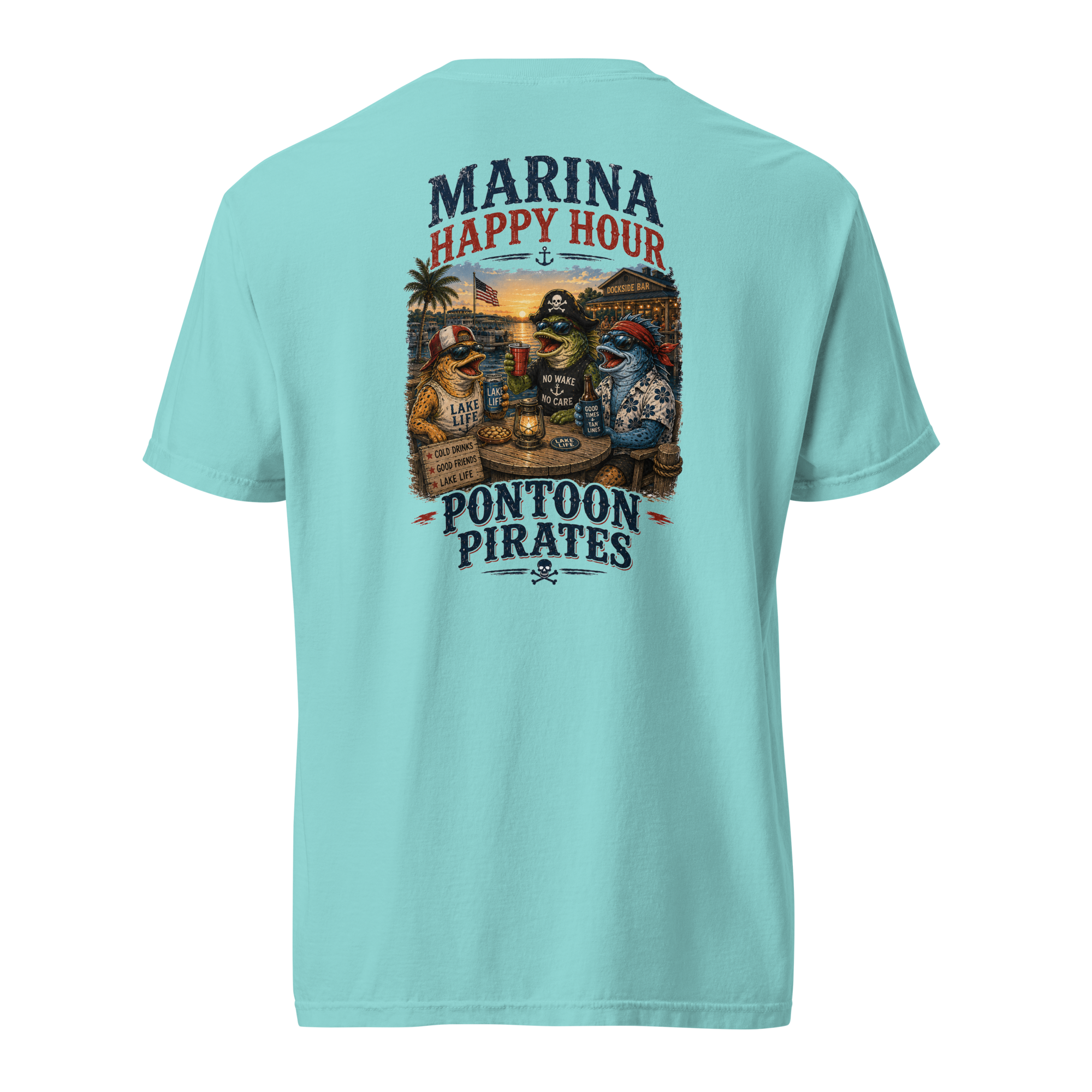 Pontoon Pirates Marina Happy Hour Shirt