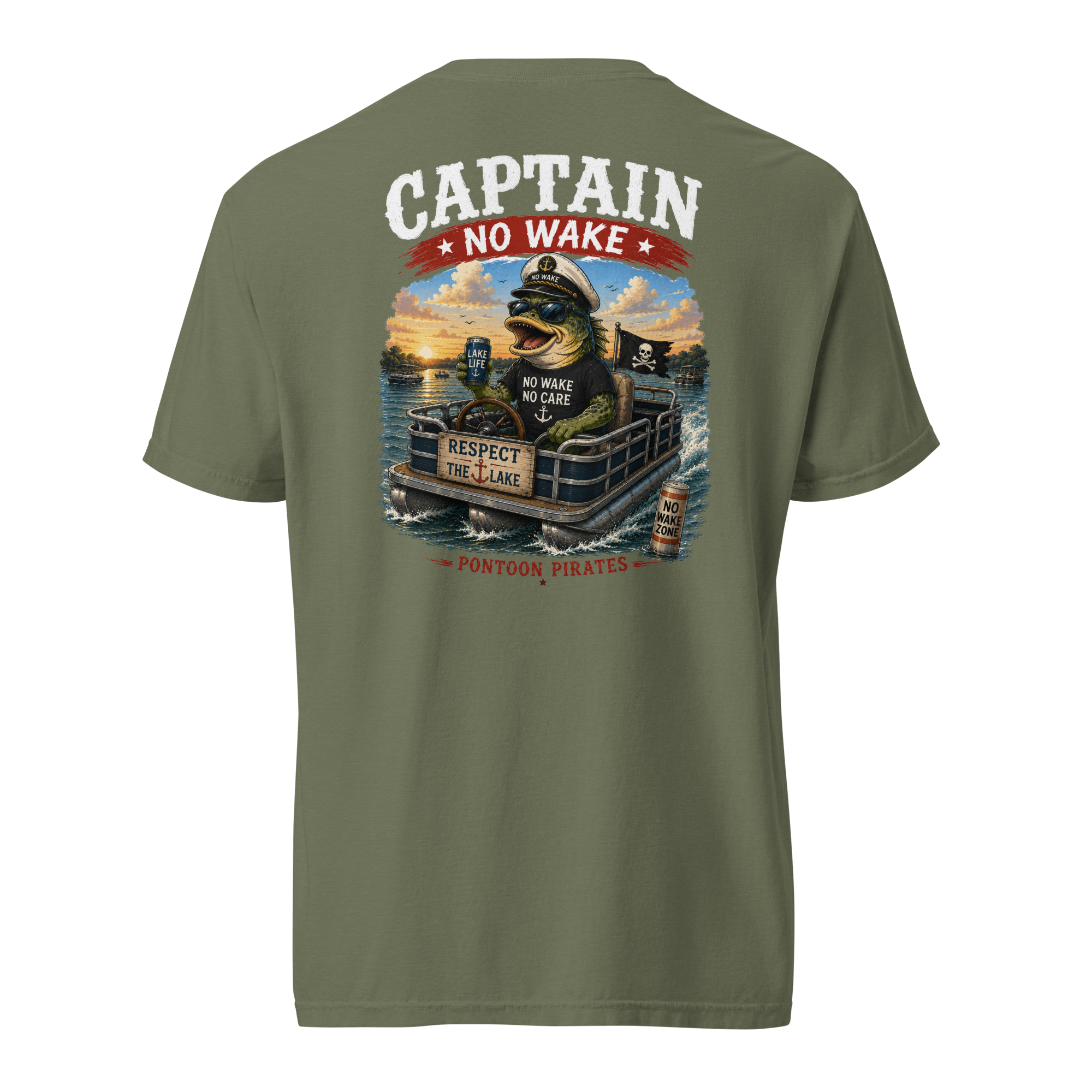 Pontoon Pirates Lake Captain Shirt