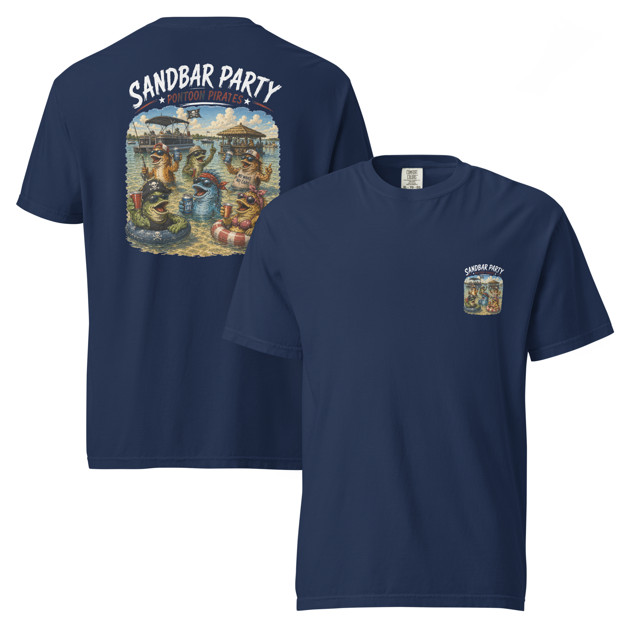 Pontoon Pirates Sandbar Party Shirt