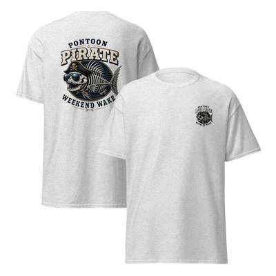Pontoon Pirate Fish Skeleton Shirt