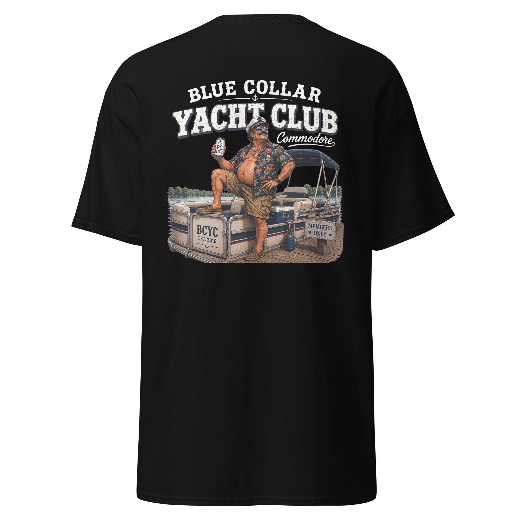Blue Collar Yacht Club Commodore Shirt