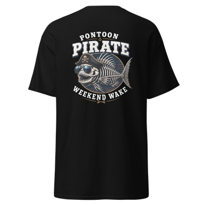 Pontoon Pirate Fish Skeleton Shirt