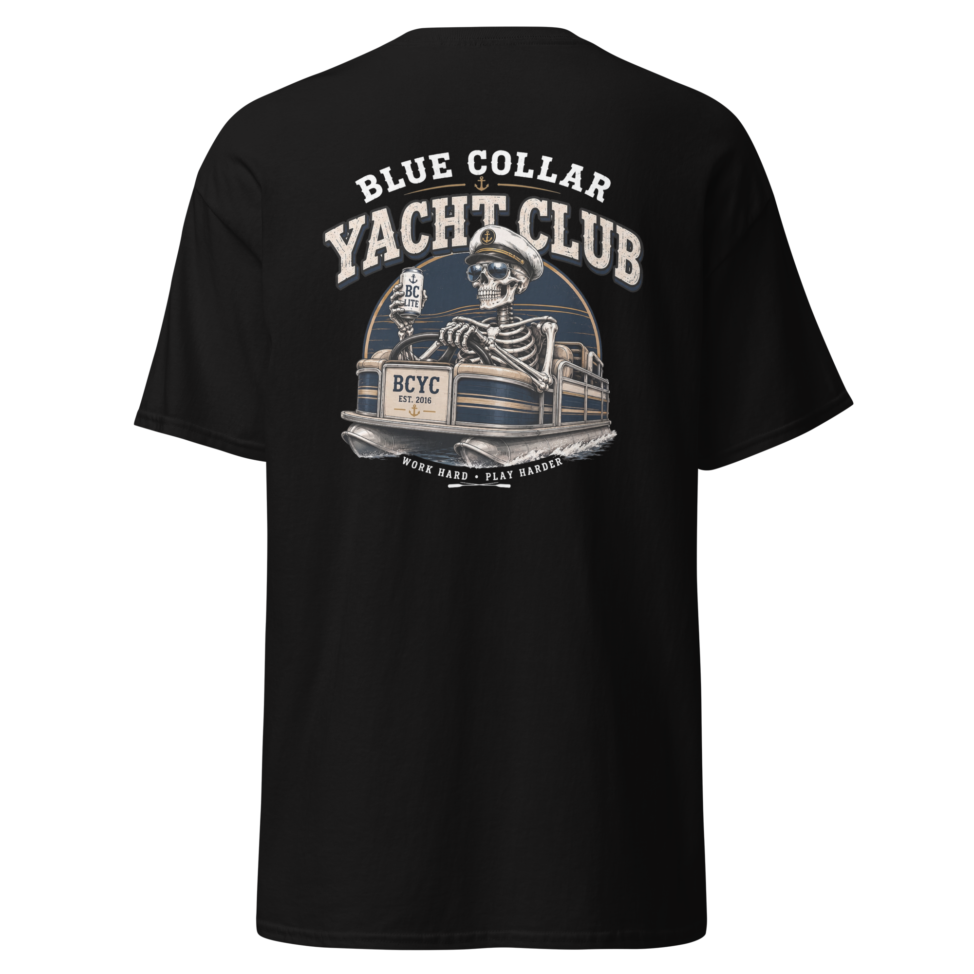 Blue Collar Yacht Club Skeleton Shirt