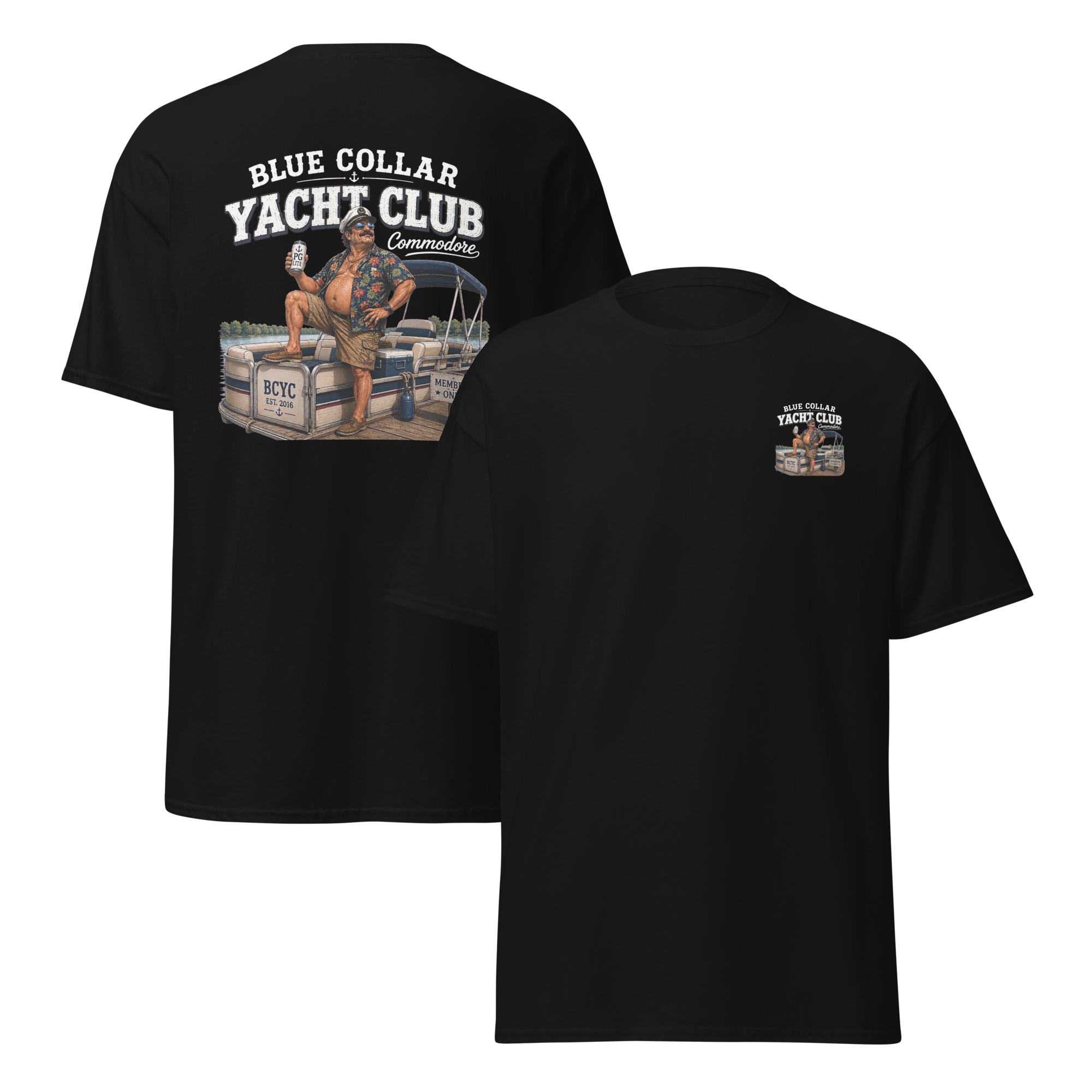 Blue Collar Yacht Club Commodore Shirt