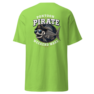 Pontoon Pirate Fish Skeleton Shirt