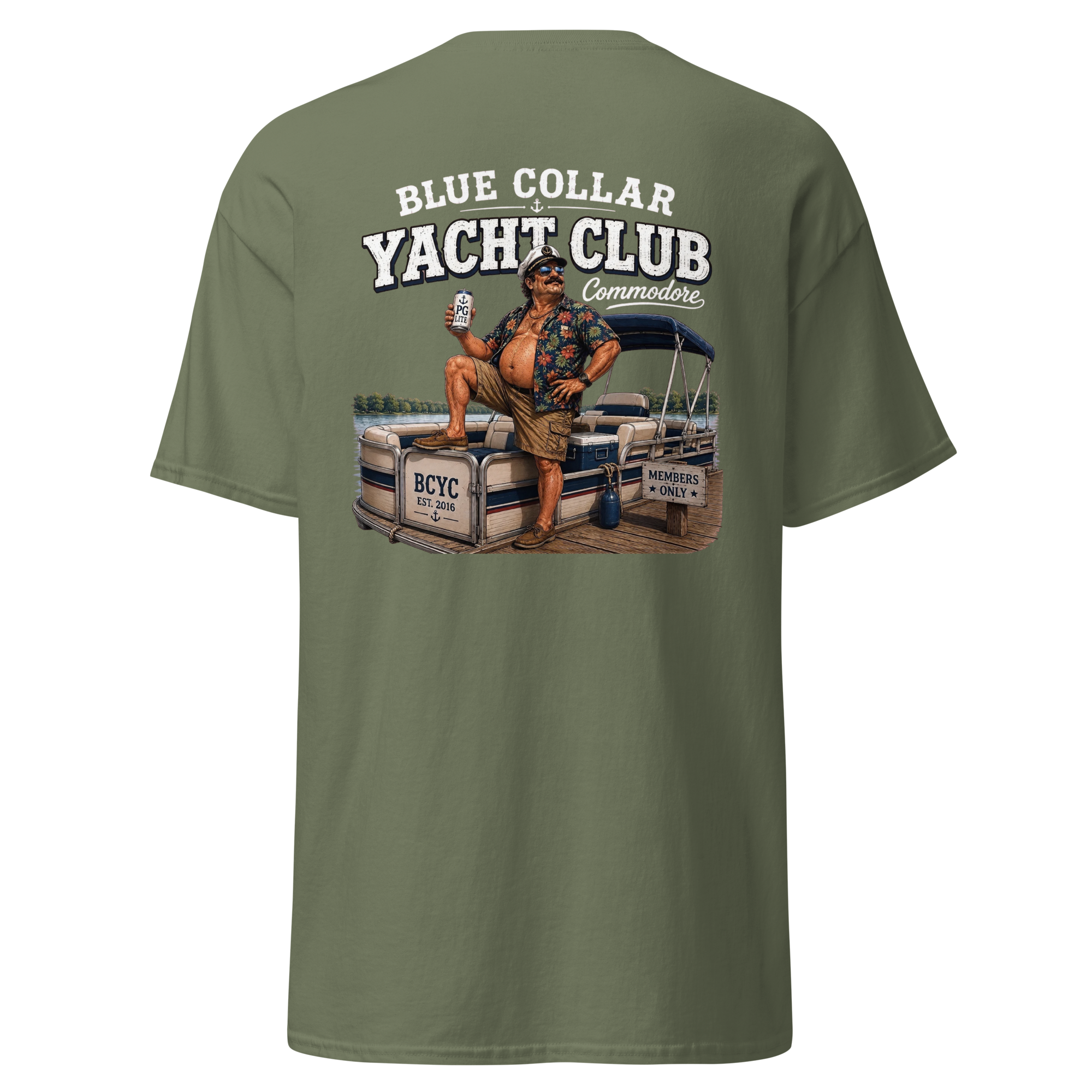 Blue Collar Yacht Club Commodore Shirt