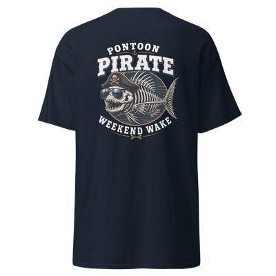 Pontoon Pirate Fish Skeleton Shirt