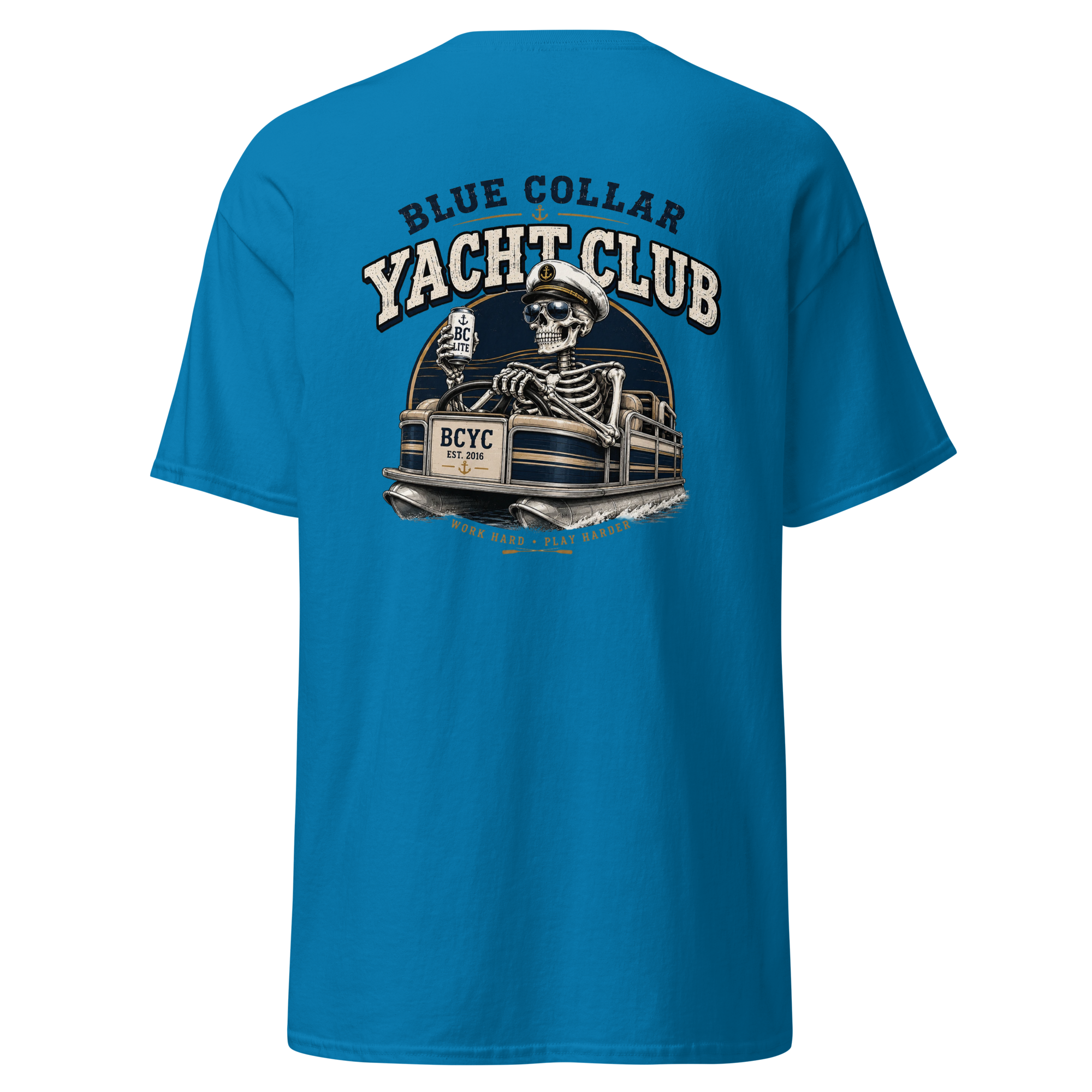 Blue Collar Yacht Club Skeleton Shirt