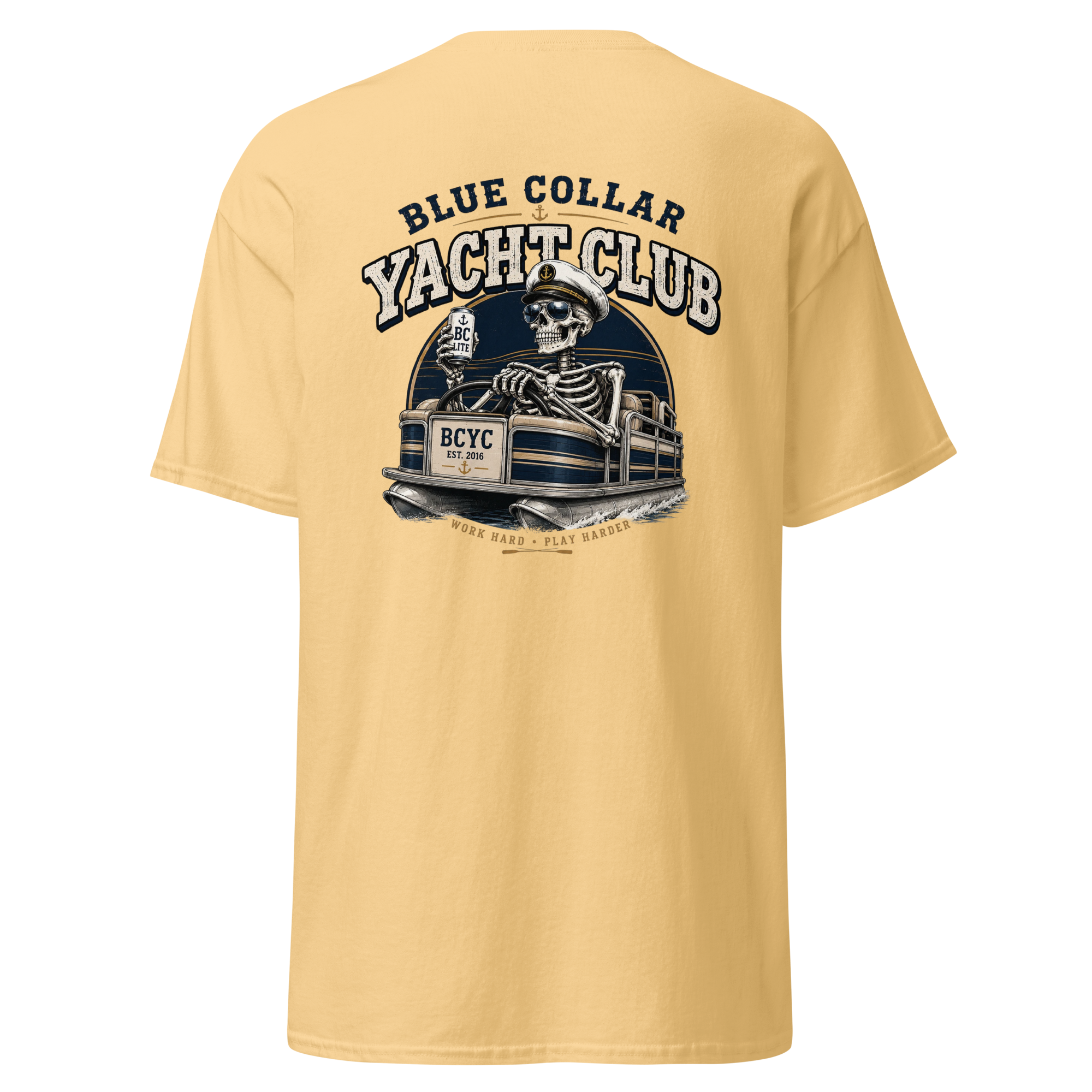 Blue Collar Yacht Club Skeleton Shirt