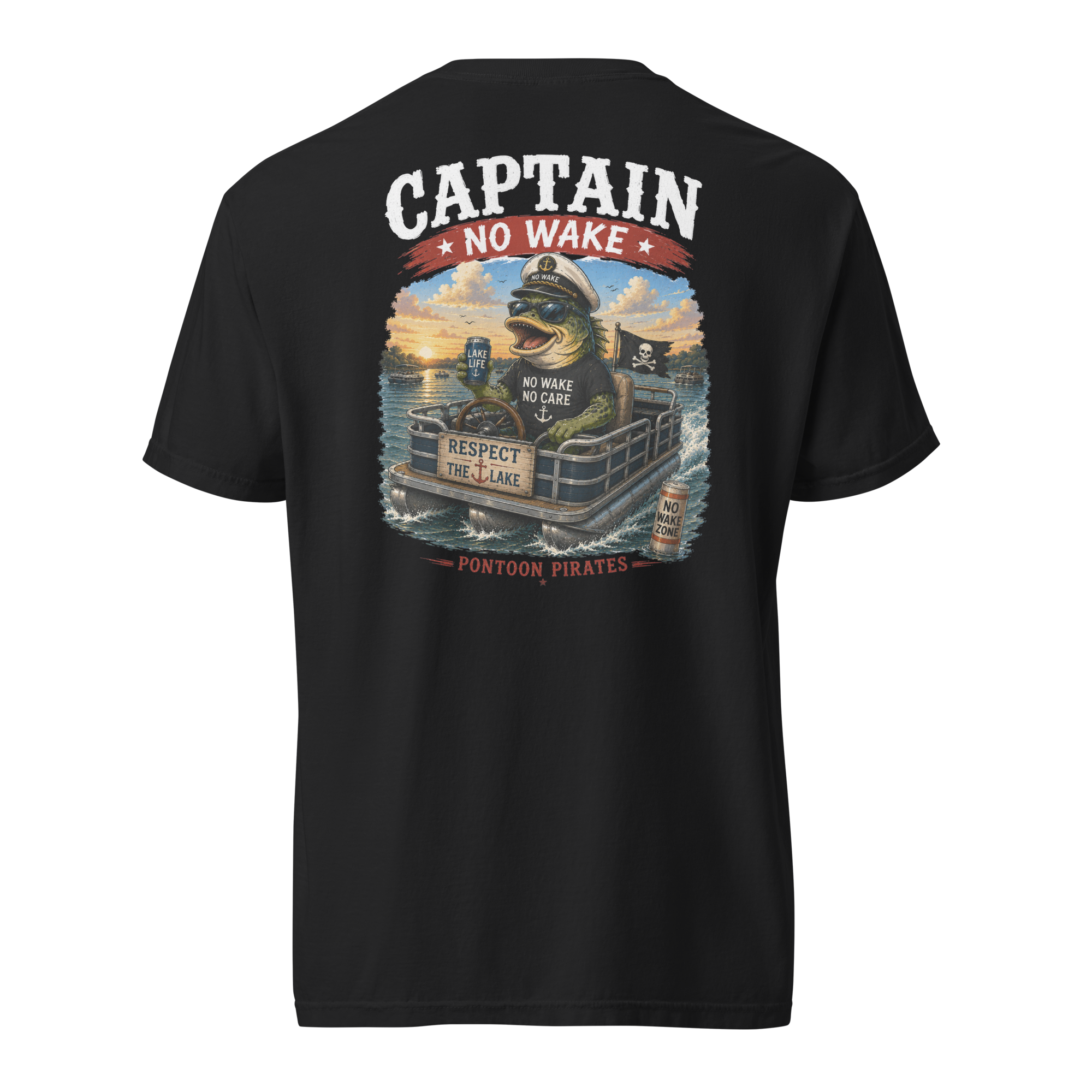 Pontoon Pirates Lake Captain Shirt