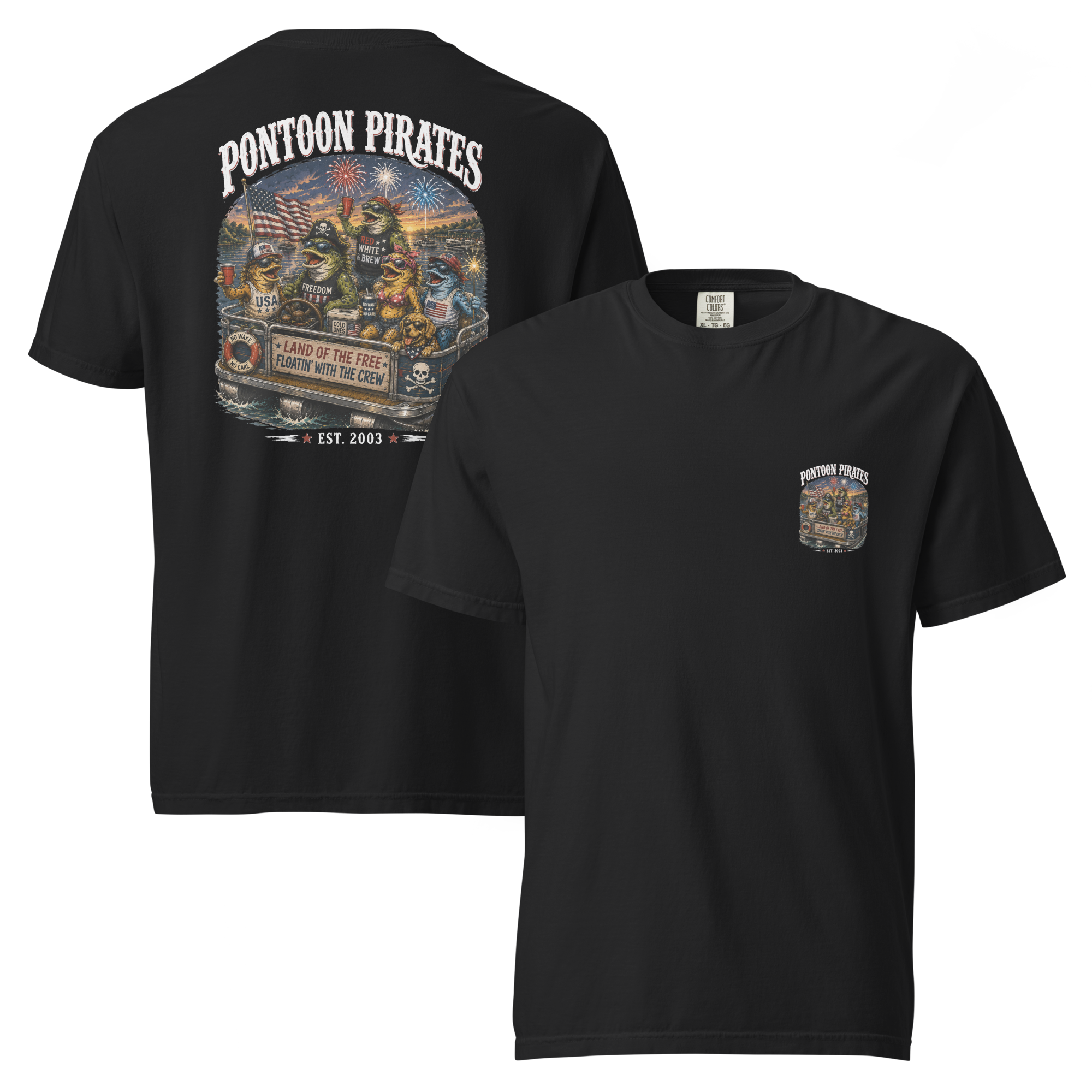 Pontoon Pirates Freedom Float Shirt