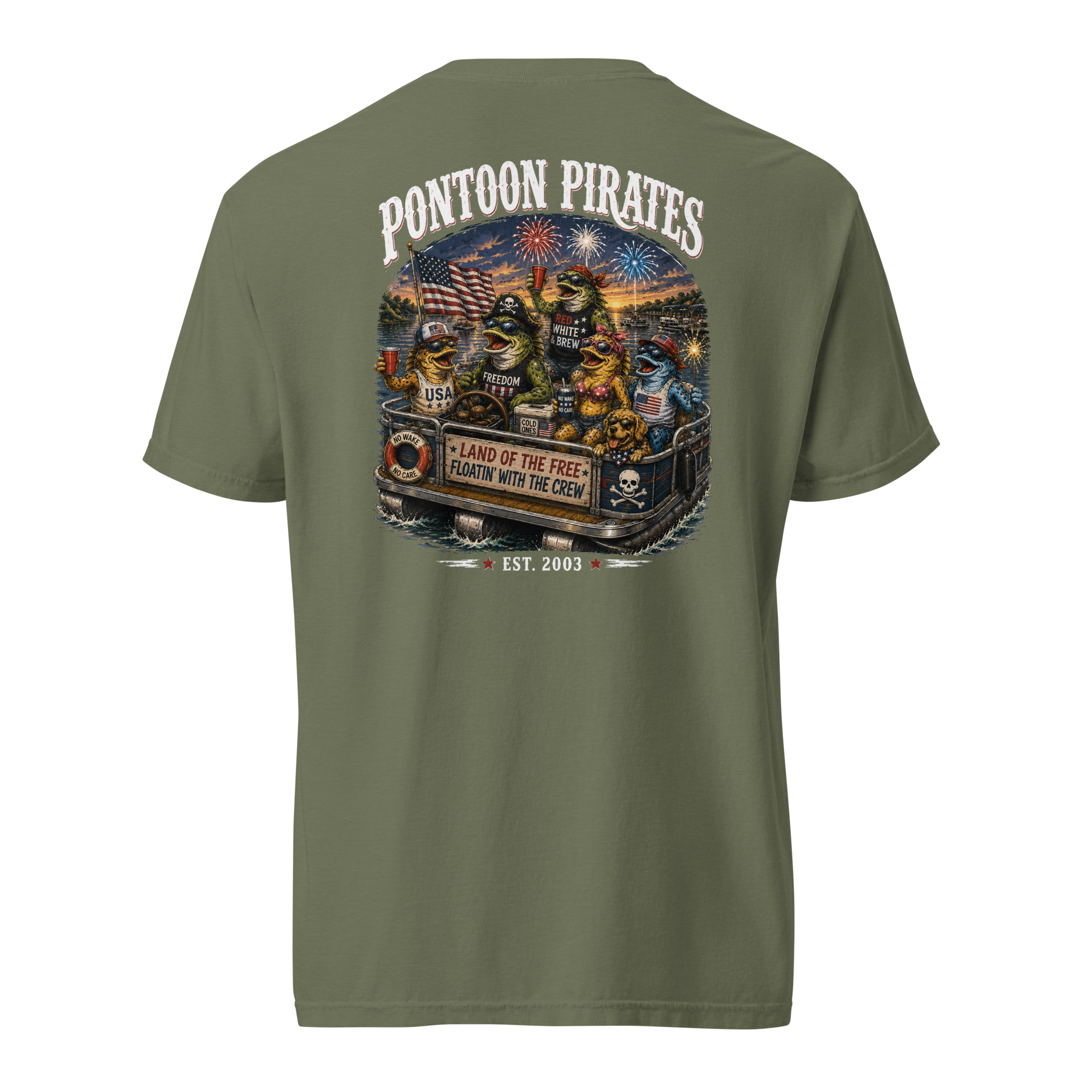 Pontoon Pirates Freedom Float Shirt