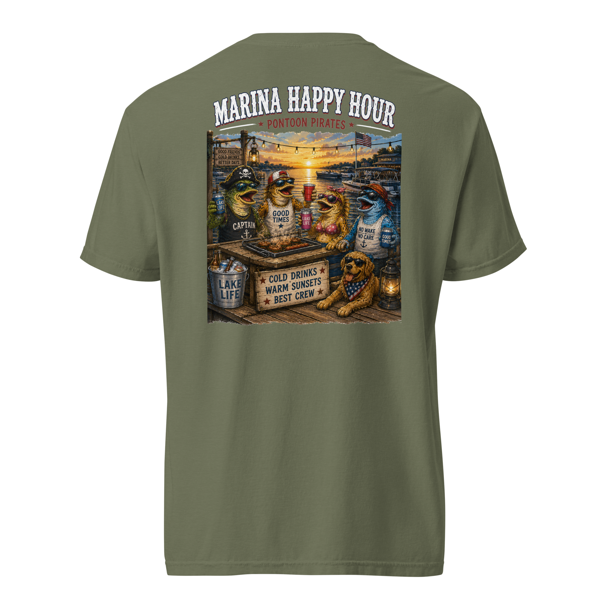 Pontoon Pirates Happy Hour Shirt