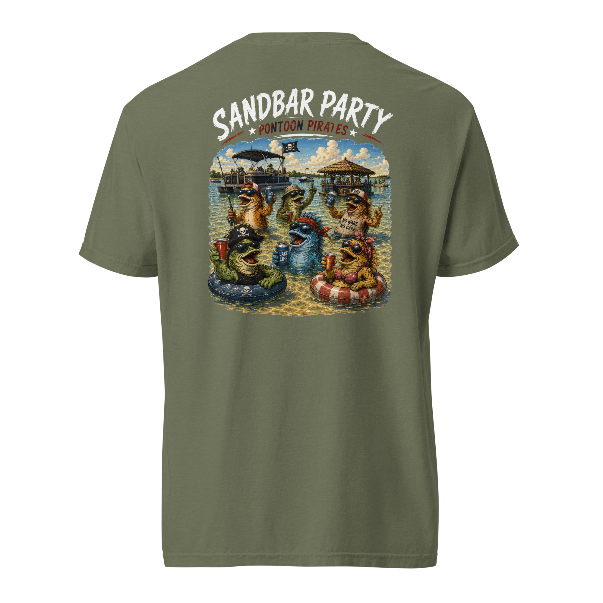 Pontoon Pirates Sandbar Party Shirt