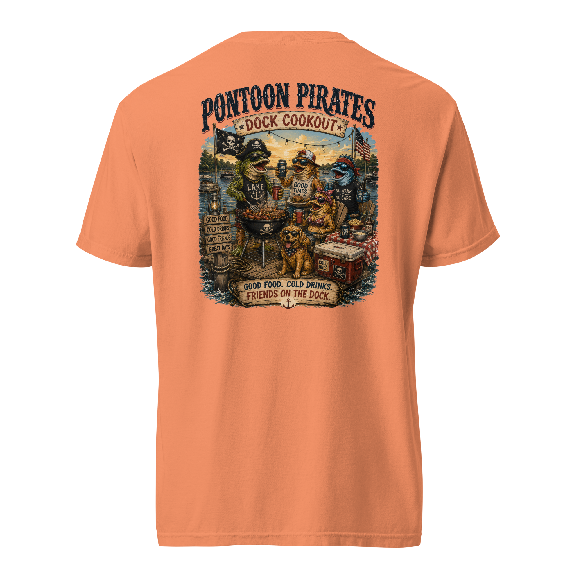 Pontoon Pirates Dock Cookout Shirt