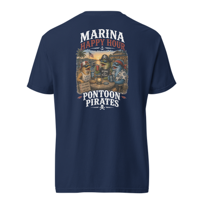 Pontoon Pirates Marina Happy Hour Shirt