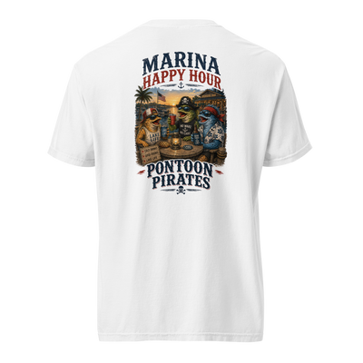 Pontoon Pirates Marina Happy Hour Shirt